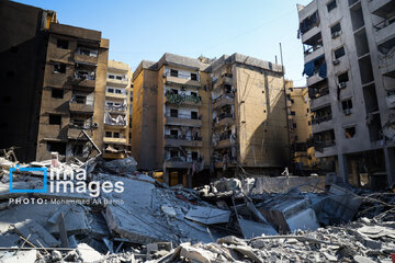 Beirut's Dahieh after Zionist regime's attacks