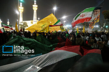 Iranians in Mashhad condemn Israel strikes on Iran