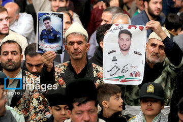 Rencontre entre les familles des martyrs de la sécurité et le Guide suprême de la Révolution islamique d’Iran