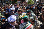 Funeral ceremony of Martyr Mansouri in Kermanshah