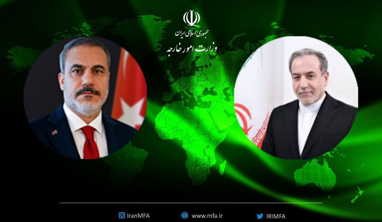 Araghchi congratulates Fidan on Turkish National Day