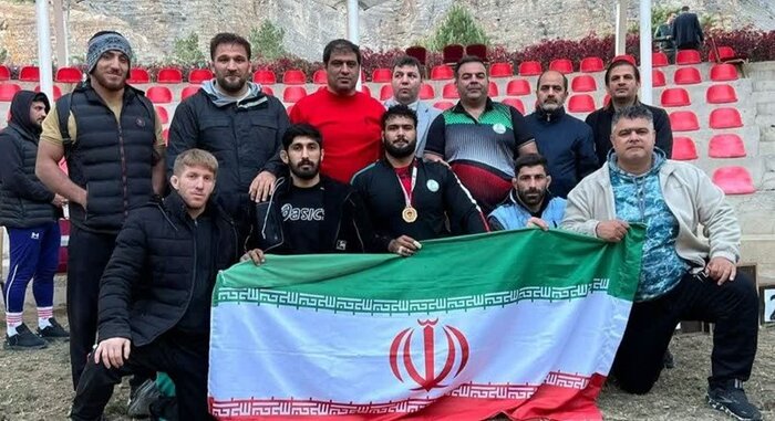 قدرت نمایی پهلوان ایرانی در جام جمهوریت ترکیه