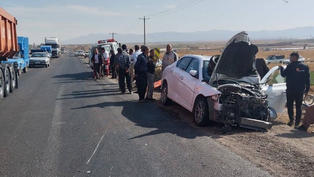 تصادف در تاکستان ۶ مصدوم برجای گذاشت