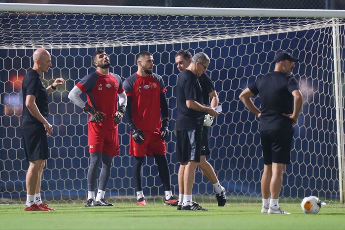 پرسپولیس حمله به الغرافه را تمرین کرد/ کنعانیزادگان و العملود همچنان زیر نظر پزشکان