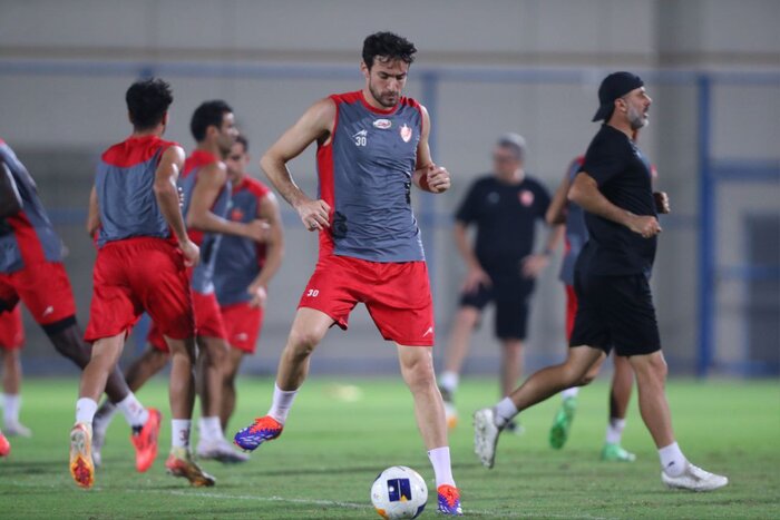 پرسپولیس حمله به الغرافه را تمرین کرد/ کنعانیزادگان و العملود همچنان زیر نظر پزشکان