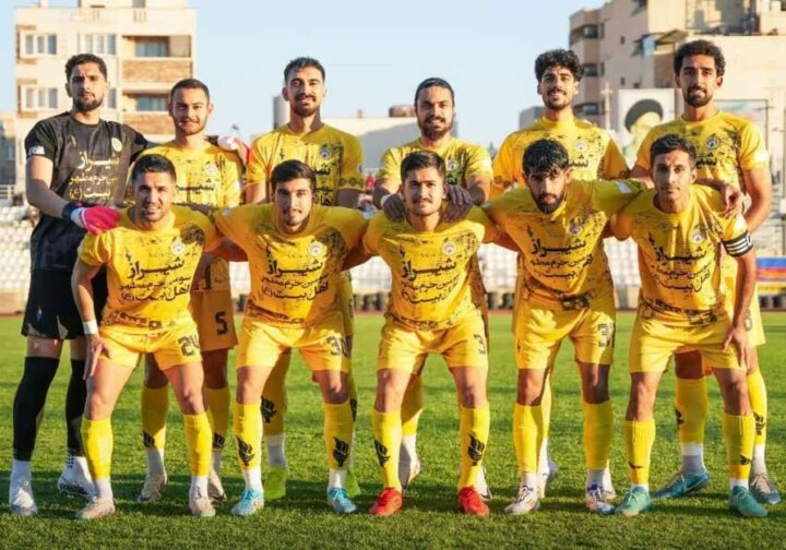 شیرازیها در لیگ دسته یک فوتبال میزبان و میهمان هستند