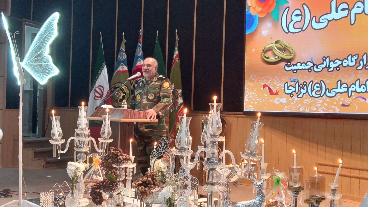 ۱۶۰ زوج نیروی زمینی ارتش به خانه بخت رفتند