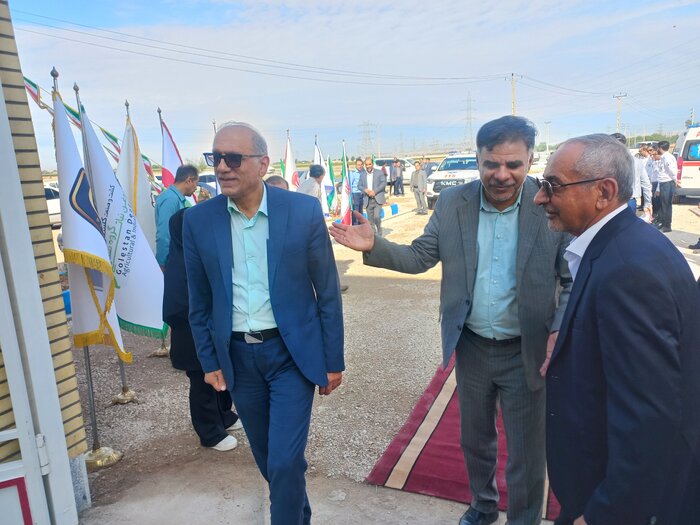 بهرهبرداری از پایگاه اورژانس جادهای حمزه دزفول با حضور رییس سازمان اورژانس کشور