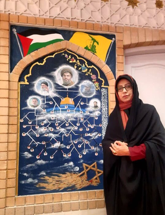 طلاب ايرانیون يفتتحون سفارة المقاومة في مدارسهم