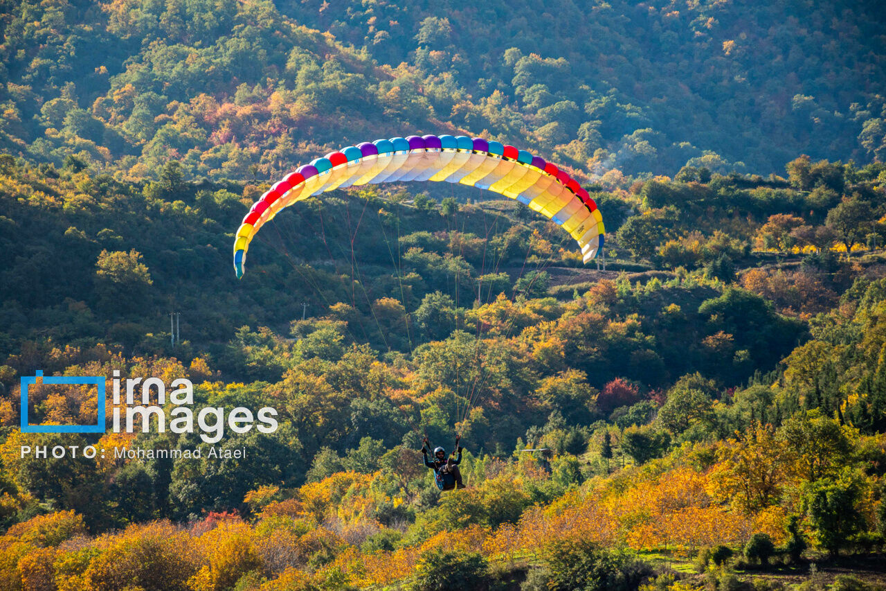 Paragliding festival in Iran