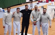إيران في مركز الوصافة لسلاح السابر بكأس العالم للمبارزة 2024