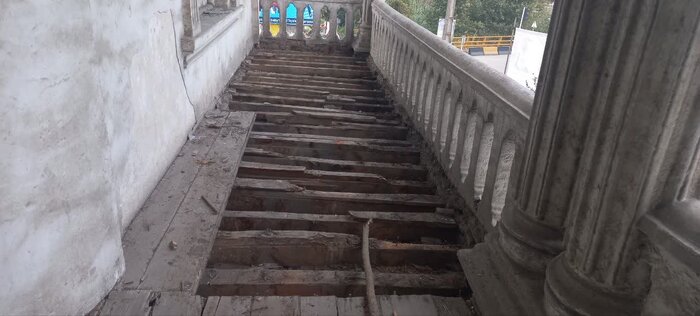 هجوم سارقان به بنای تاریخی سلمان بابل +فیلم