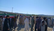 Bodies of Basijis martyred by terrorists buried in southeastern Iran