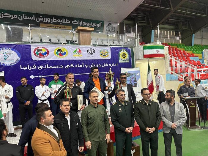 تیمهای برتر مسابقات کاراته کارکنان پایور فراجا مشخص شدند