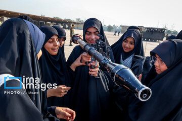 Sacred defense camp female students in  Ahvaz