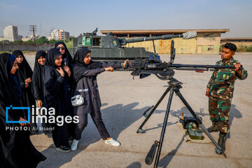 Sacred defense camp female students in  Ahvaz