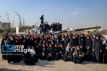 Sacred defense camp female students in  Ahvaz