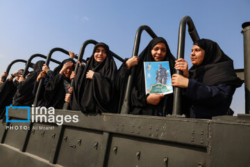 Sacred defense camp female students in  Ahvaz