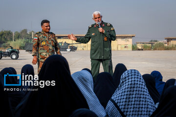 Sacred defense camp female students in  Ahvaz