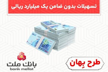 بدون ضامن از فرابانک ملت یک میلیارد ریال تسهیلات بگیرید