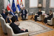 Serbia president praises Iranian ambassador in farewell meeting