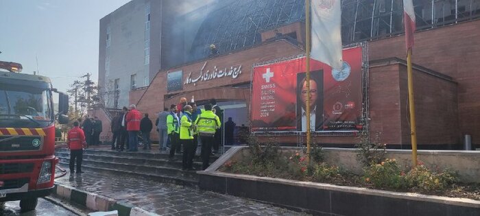 مهار کامل آتش سوزی در شهرک فناوری ارومیه/ خسارت ها در دست بررسی است