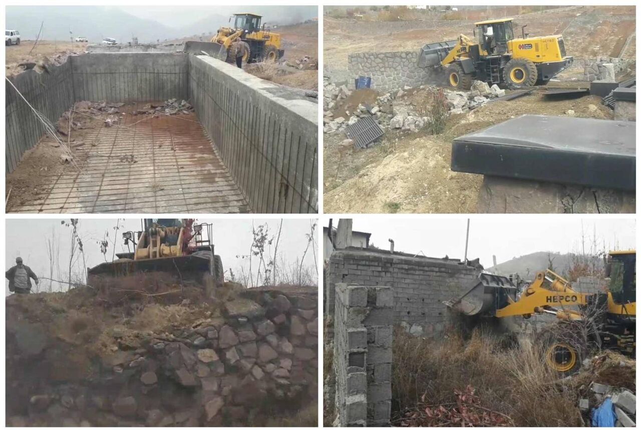 پنج هکتار از اراضی ملی در شمیرانات رفع تصرف شد پنج هکتار از اراضی ملی در شمیرانات رفع تصرف شد