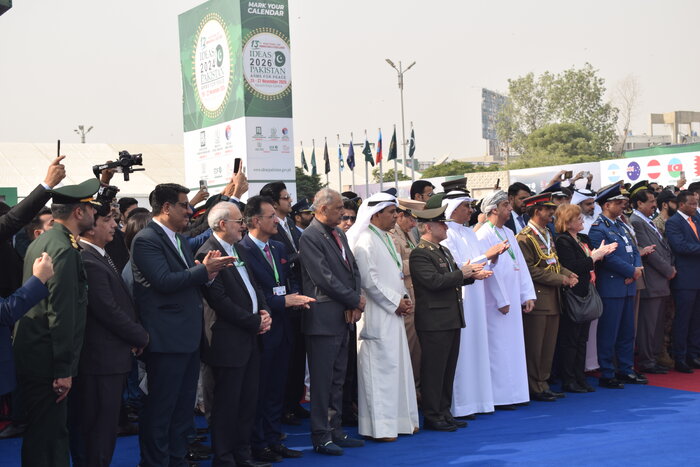 گوشهای از اقتدار دفاعی ایران در نمایشگاه تسلیحات پاکستان از قاب دوربین