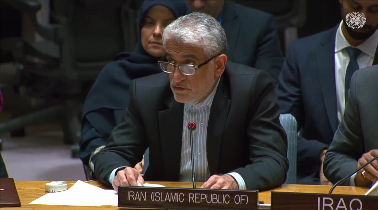 Iran's ambassador to the United Nations: America's veto is shameful; End Israel's immunity