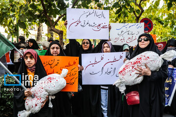 People of Tehran condemn Israel’s crimes in Gaza