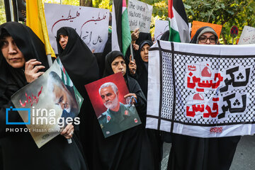 People of Tehran condemn Israel’s crimes in Gaza