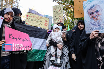 People of Tehran condemn Israel’s crimes in Gaza