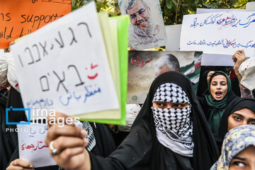 People of Tehran condemn Israel’s crimes in Gaza