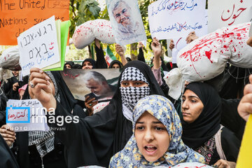 People of Tehran condemn Israel’s crimes in Gaza