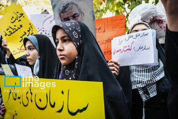 People of Tehran condemn Israel’s crimes in Gaza