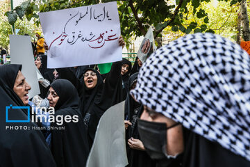 People of Tehran condemn Israel’s crimes in Gaza