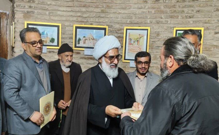 افتتاح نمایشگاه نقاشی آبرنگ باموضوع جاذبههای گردشگری دشت ورامین