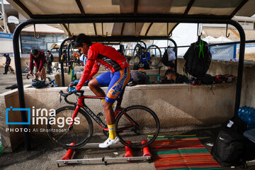 3rd stage of cycling league in Tehran