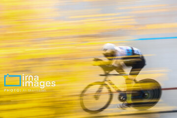 3rd stage of cycling league in Tehran