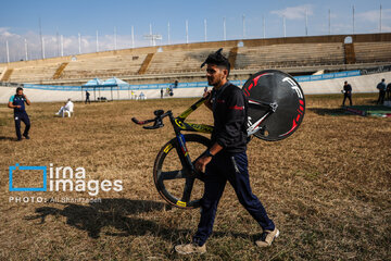 3rd stage of cycling league in Tehran