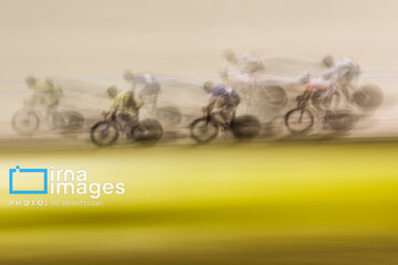 3rd stage of cycling league in Tehran