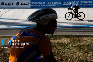 3rd stage of cycling league in Tehran