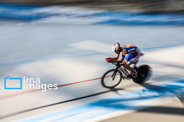 3rd stage of cycling league in Tehran