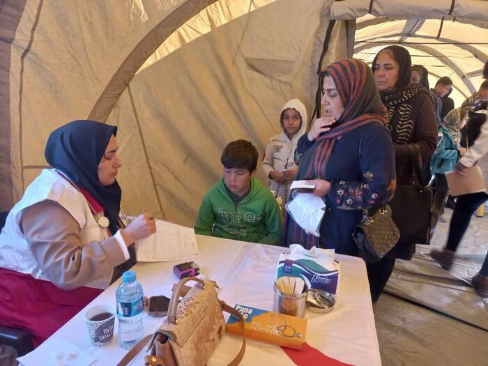 خدمات رسانی ۱۱ کاروان سلامت هلال احمر در مناطق محروم البرز