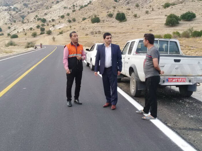 جاده لنده - تراب در مراحل پایانی