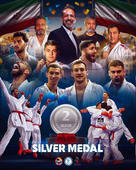 پیام تبریک وزارت ورزش بعد از نائب قهرمانی تیم ملی کاراته در جامجهانی