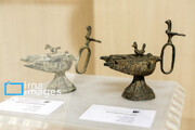 Ancient figurines of birds showcased in northern Iran