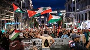 Thousands of demonstrators in Spain call for cutting off all ties with Zionist regime