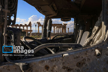 Israel regime's strikes on Lebanon's ancient city of Baalbek