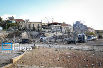 Israel regime's strikes on Lebanon's ancient city of Baalbek